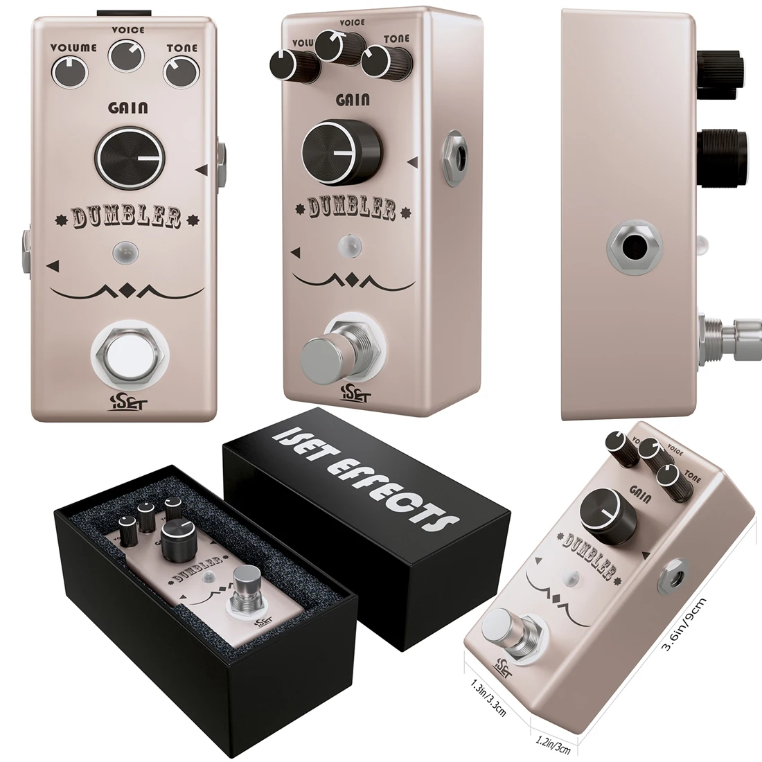 

ISET Dumbler Amp Simulator Electric Guitar Pedal PD-2 Bruce Classic Overload Guitar Effect Pedal True Bypass Guitar Parts