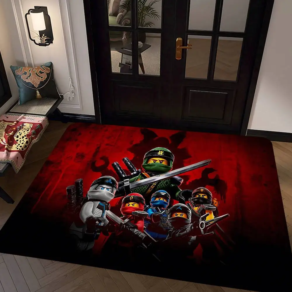 Cartoon N-Ninjago Room Mats Anti-slip Absorb Water Long Strip Cushion Bedroon Mat Welcome Doormat