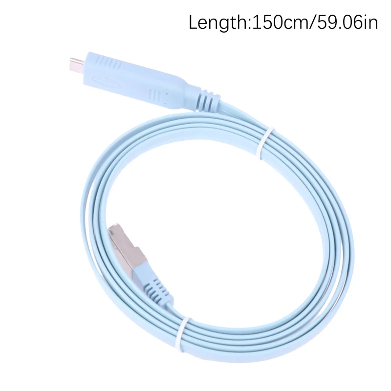 كابل وحدة التحكم من USB C إلى RJ45 ، رقاقة FTDI ، سلك تسلسلي ، RS232 ، جهاز التوجيه ، محول RJ 45 ، خط التبديل ، كابلات تمديد من النوع C