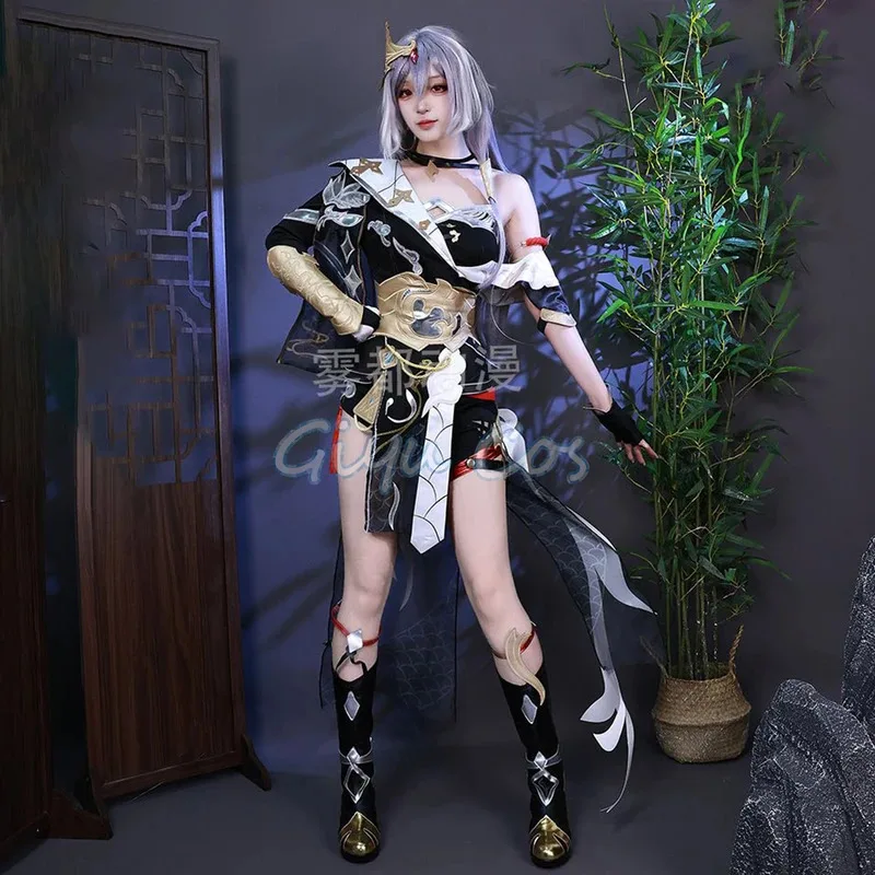 

Herrscher of Sentience Cosplay Fu Hua Costume Honkai Impact 3 Carnival Uniform Wig Anime Halloween Costumes Women Game