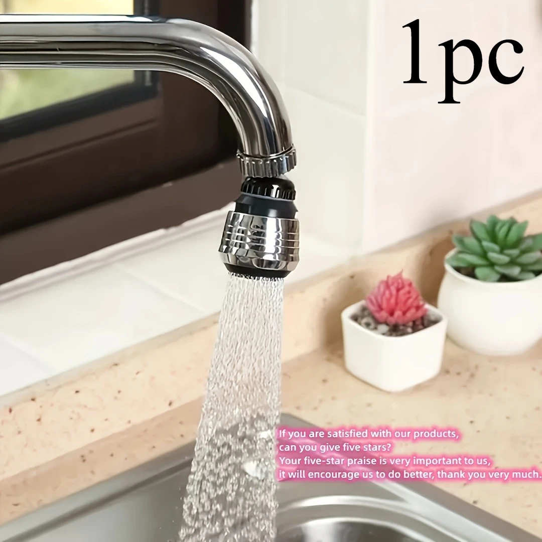 1pc Dual Mode Faucet Extende Rotating High-Pressure - Splash and Leak Proof - Water-Saving Kitchen