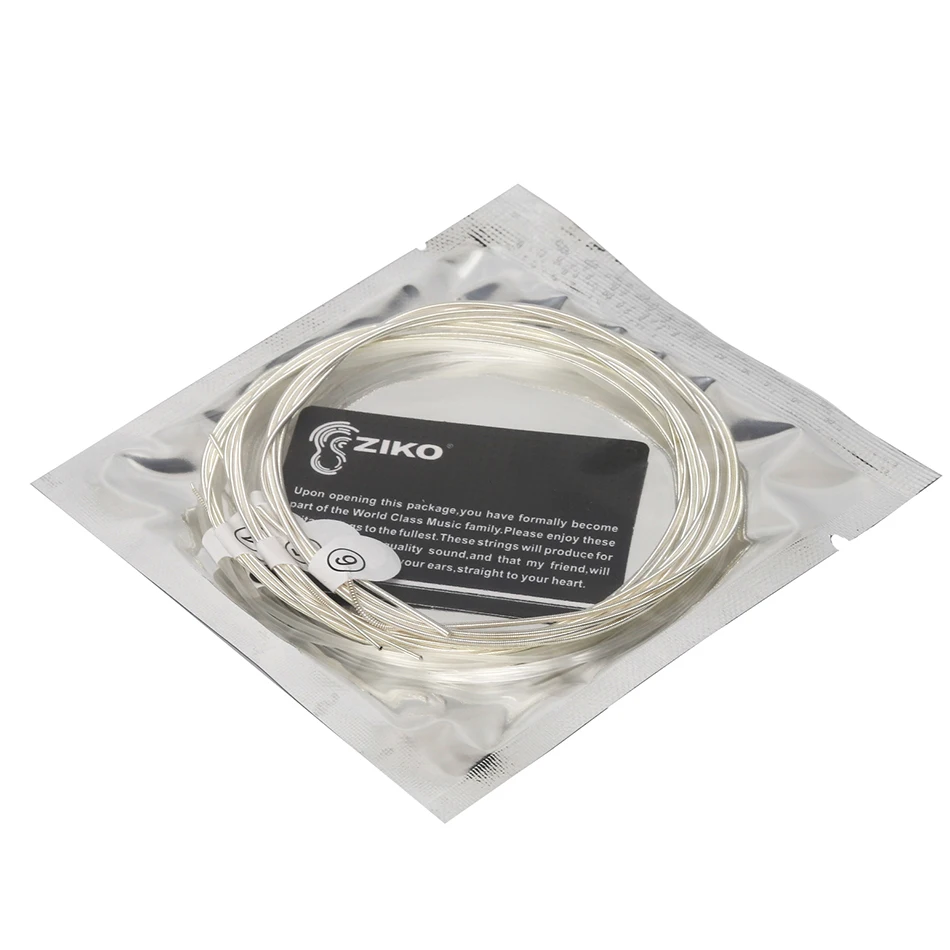 ZIKO DPA-70 Classical Guitar Strings Nylon Core Silver Plated Copper Wound High Tension