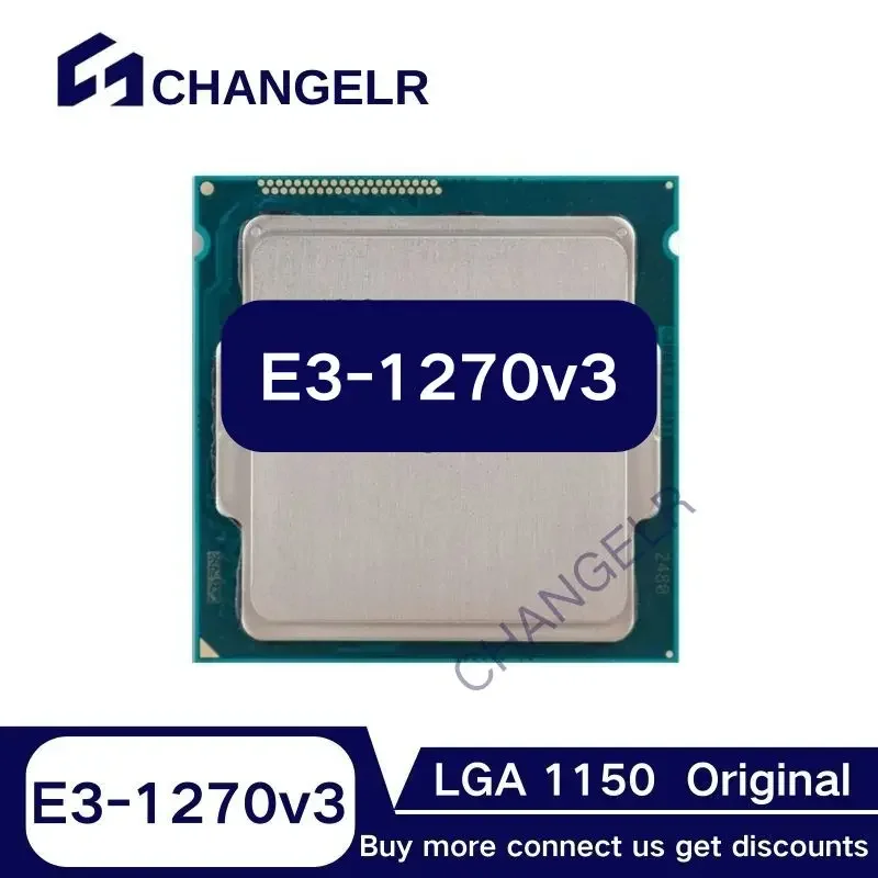 

Xeon E3-1270V3 SR151 4 ядра 8 потоков LGA1150 22 нм 3,5 ГГц 8M E3 LGA 1150 E3 1270 V3