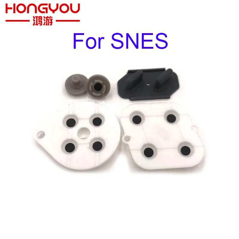 For SNES Super NES Nintendo Conductive Replacement Controller Rubber Pads