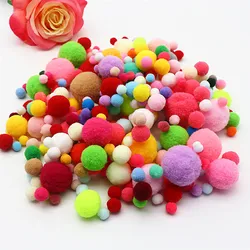 10-20g Pompoms 8Mm 10Mm 15Mm 20Mm 25Mm 30Mm Zachte Pompones Fluffy  Pluche Diy Furball Ambachten Home Decor Naaien Levert