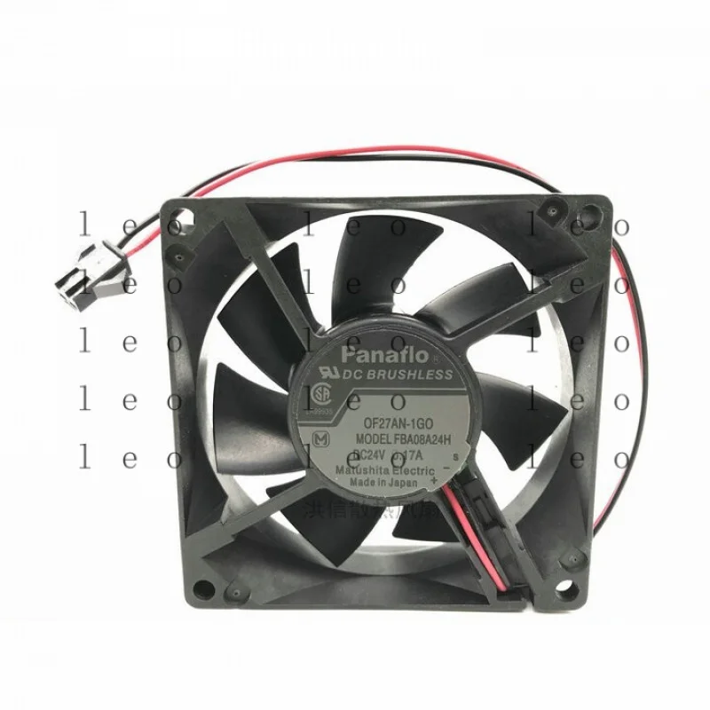 AA  for  panaflo 8025 FBA08A24H DC24V 0.17A 8CM 80mm inverter cooling fan 2pin