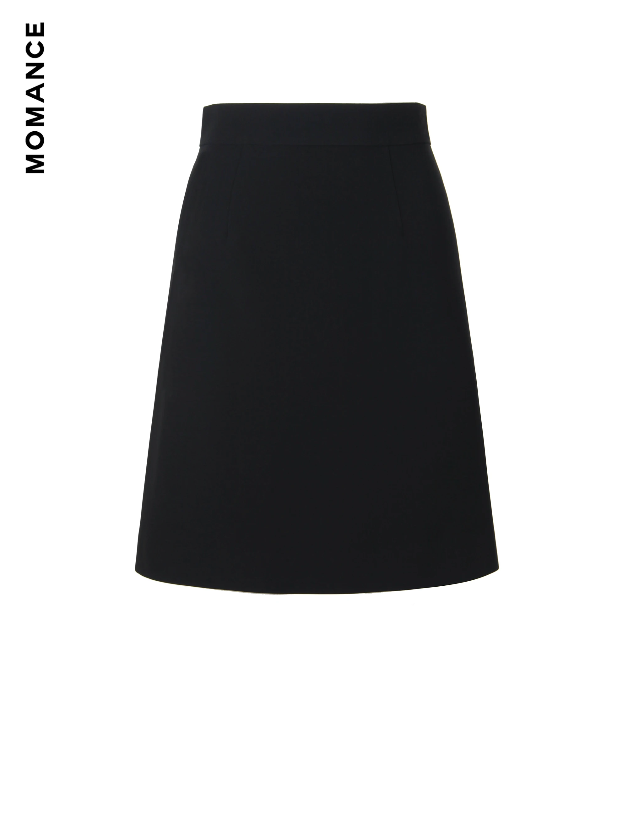 

Юбка-трапеция MOMANCE с высокой талией из ацетатного волокна для офиса и повседневной носки, весна-лето-осень-зима, средней длины