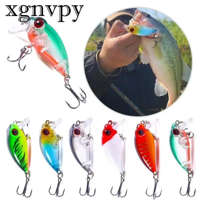 Bait Luya Mini rock little Fat floating Hard bait fishing Full bait fishing helper  fishing lure