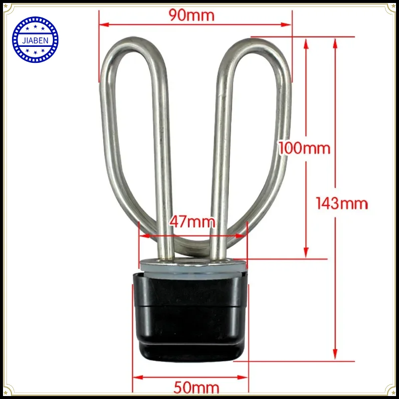 1500W Stainless Steel Copper Base Heating Tube Replacement Spare Accessories For Electric Kettle
