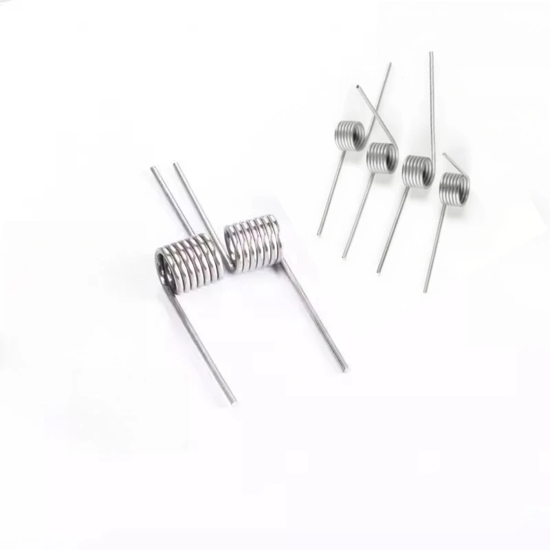 5 Pcs 304 Stainless Steel 0.5mm Wire Diameter Torsion Spring Return and Reset V-shaped Spring 3/6/9 Laps