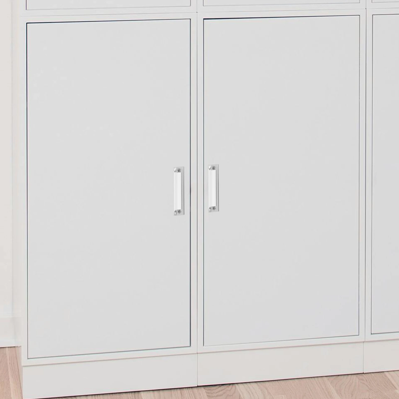 

1 Set Aluminum Alloy Cabinet Door Handles Decorative Drawer Pulls For Kitchen Cupboard Wardrobe Furniture Durable Easy Install