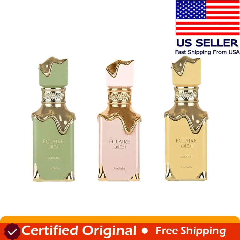 

Lattafa Perfumes Eclaire Banoffi Pistache 100ML Makeup Cologne Persistence Arabian Women's Perfume Pheromone Portable Natural