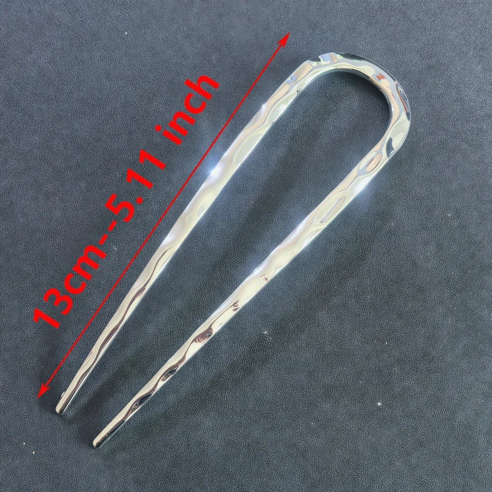 Neue Einfache U-förmige Haarnadel Metall Haar Sticks U Französisch Haar Clips Pins Modische Haar Schmuck Zubehör für Frauen Großhandel