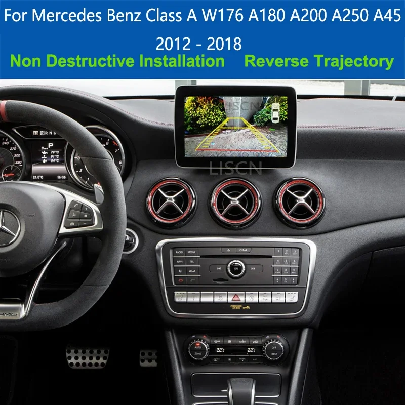For Mercedes Benz A Class W176 2012-2018 Reverse Camera Kit / HD Rear View Parking Camera Update OEM Screen No Need Programming
