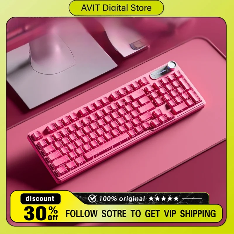 

EWEADN V102Ultra мышь, одно/трехрежимная RGB, эргономичный дизайн, длительный срок службы батареи, индивидуальные клавиатуры для ПК, киберспорта для девочек, геймеров