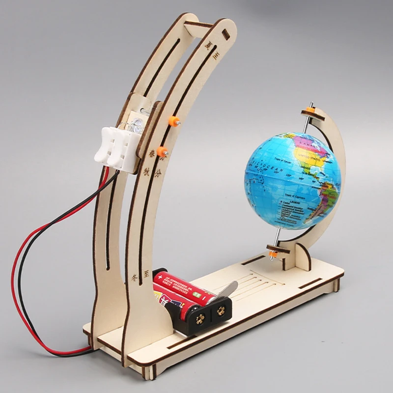 Simulation d'aménagement nocturne du jour de la terre, jouets scientifiques pour enfants, bricolage, technologie STEM, apprentissage de la physique, outils pédagogiques amusants, jouets