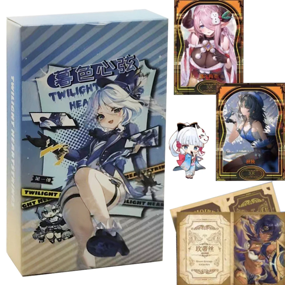 

Twilight Heart String Goddess Story Cards Periphery Anime Games Girl Rare Limited Character Double Fold Card Doujin Toys Hobbies