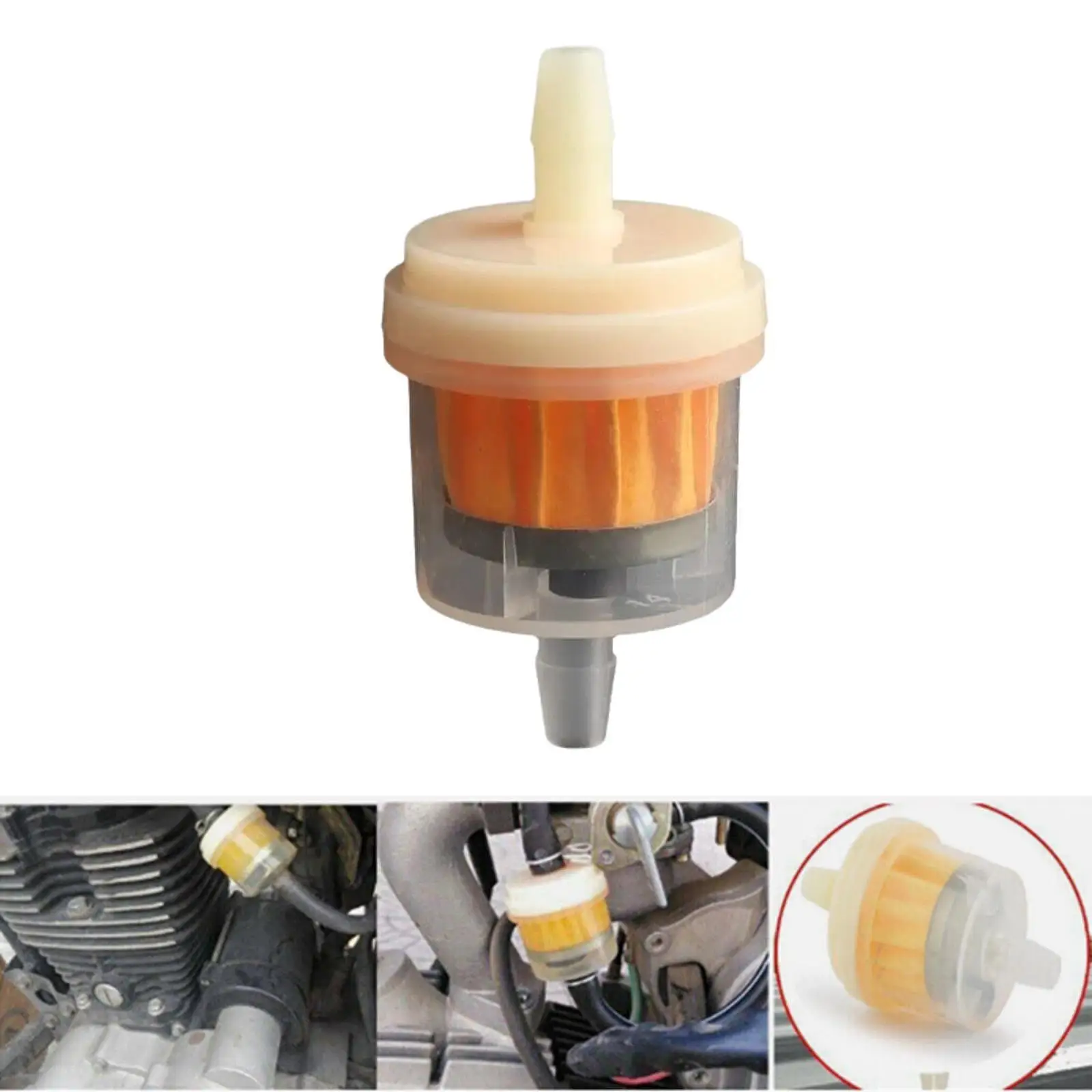 

Generic Motorcycle Oil Gas Filter Transparent Structure Spare Parts