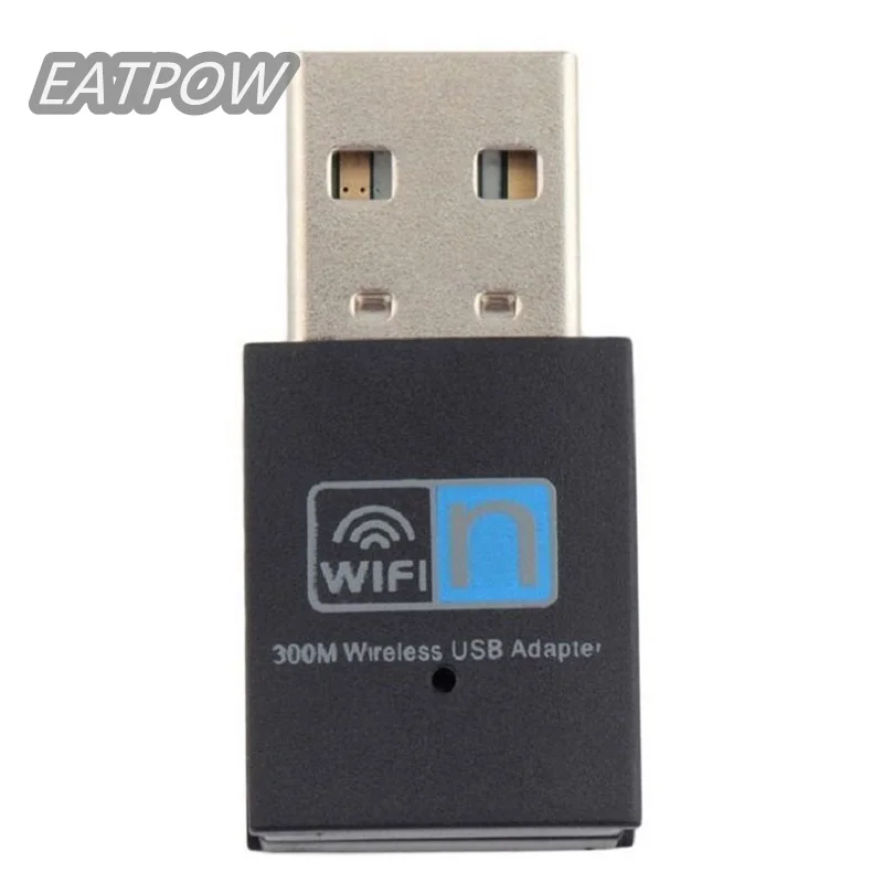 EATPOW-dongle wifi usb 300mbps 2,4 GHz, tarjeta de interfaz de red inalámbrica IEEE802.11b/g/n, dongle wifi estándar, adaptador usb RTL8192