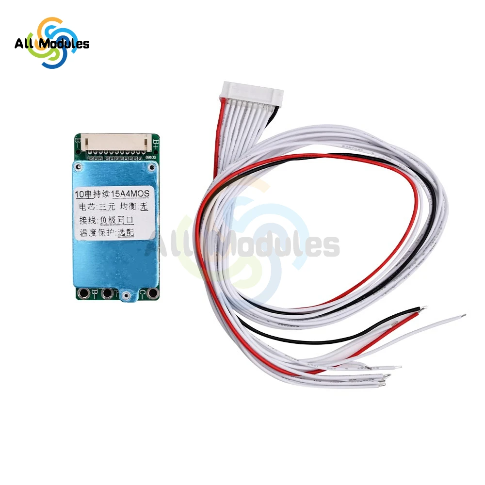 Carte de charge de batterie Lipolymère 18650, protection contre les courts-circuits, port commun pour Ebike Escooter, 10S, 36V, 15A, BMS Eddie ion