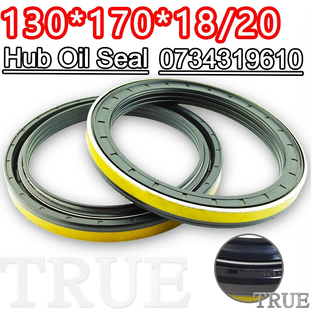 

Hub Oil Seal 130*170*18/20 For Tractor Cat 0734319610 130X170X18/20 Motor FKM Combined New Holland High Quality Cartridge AG