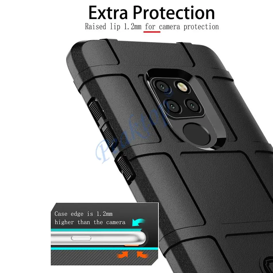 Thouport Silicone Case For Huawei Mate 20 20 Pro 20X Military Heavy Duty Protection Phone Cover For Huawei Mate 20 Case