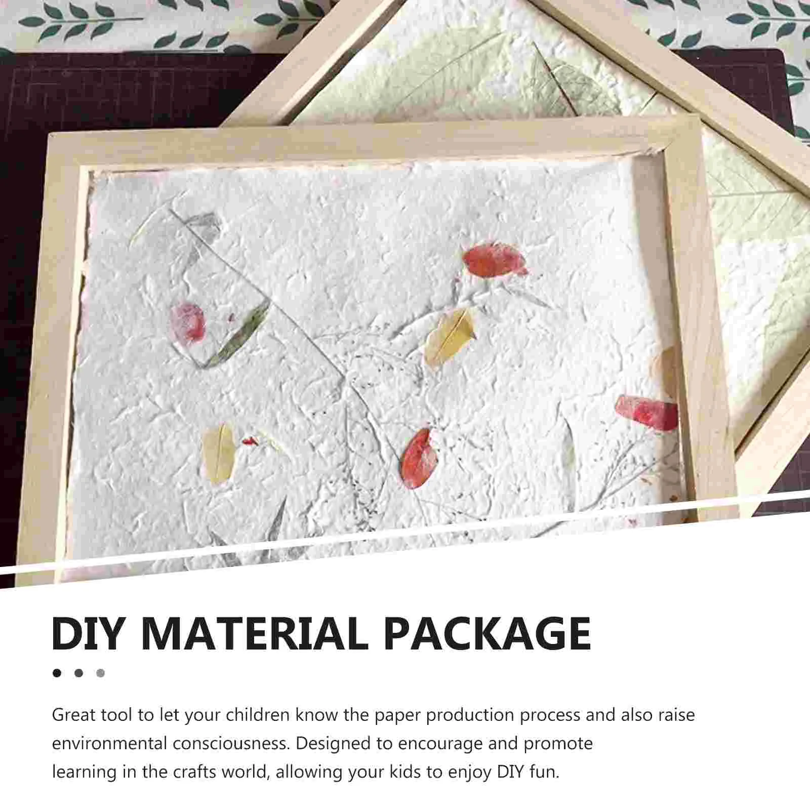 Mold and Deckle Paper Frame Material Package A4 DIY Crafting Baby Papermaking Frames