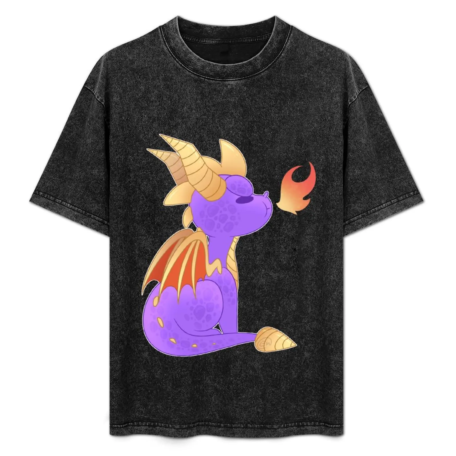 

Spyro The Dragon T-Shirt Minimalist Casual Short Sleeve Top