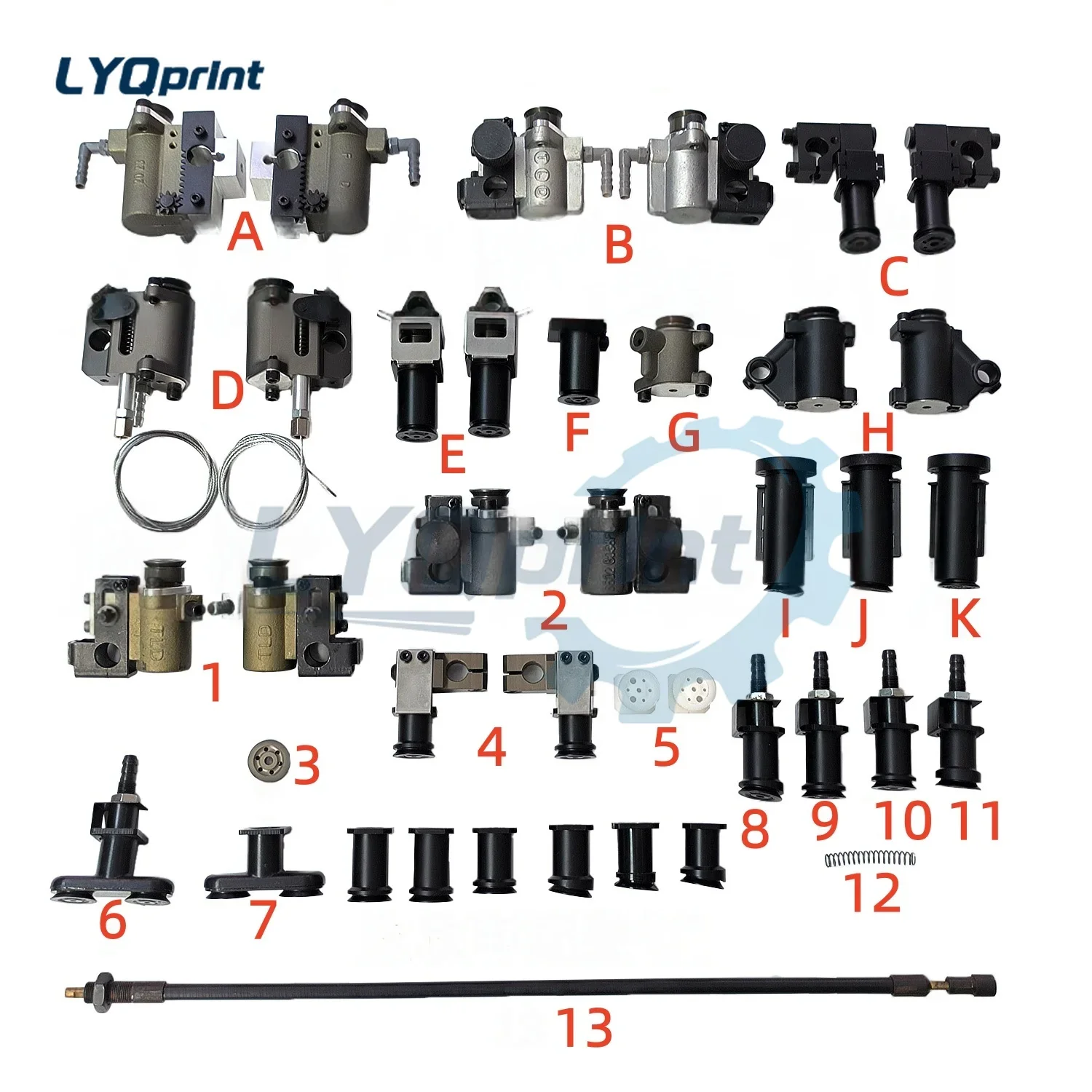 

Сопло для подачи и разделения бумаги (Wire-Pull Nozzle) для печатных машин Heidelberg PM52, SM74, CD102, XL105