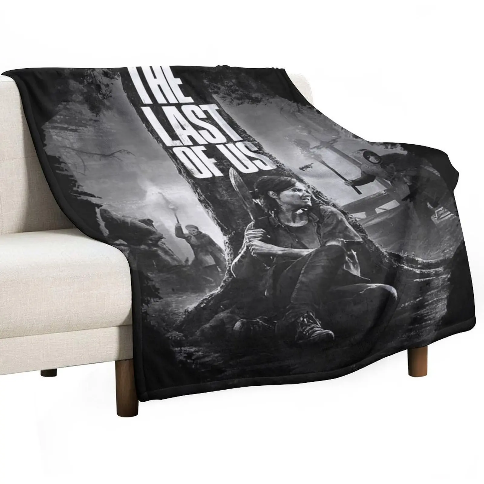 

The Last Of Us Ellie Essential T-Shirt Throw Blanket Soft Big christmas gifts Blankets