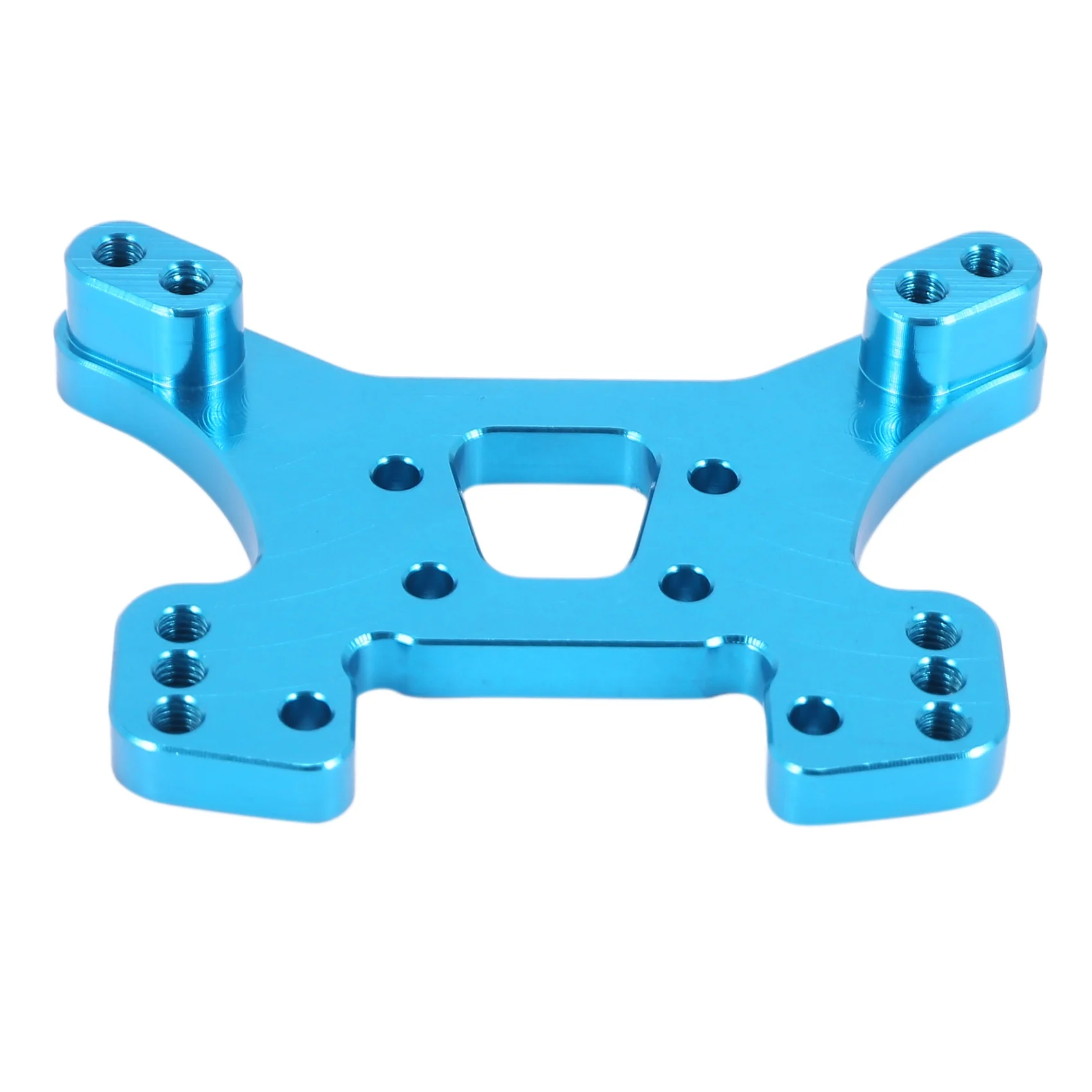 Juego de placa de torre de choque delantera y trasera, accesorios de repuesto para coche RC 4WD, 144001, 144001, azul