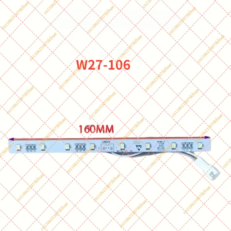 Tira de Luz LED de Repuesto W27-106 para Refrigeradores Whirlpool / Homa / TCL |   Pieza de Lámpara Interior para Refrigerador