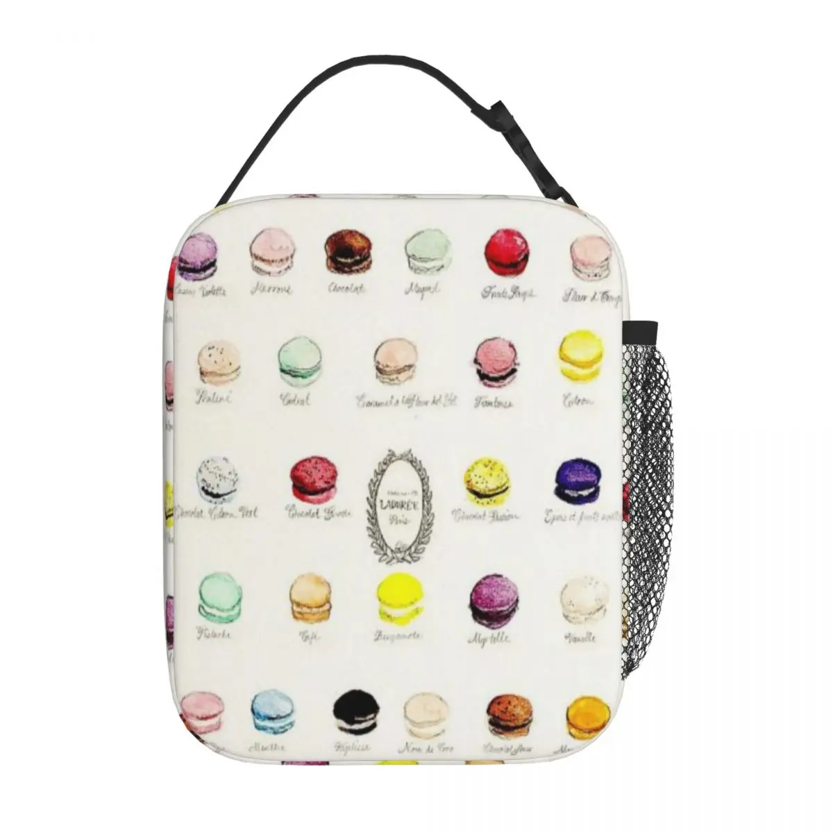 Laduree Macarons Flavor Menu Lunch Tote Thermo Bag Child Lunch Bag Thermal Lunch Bag