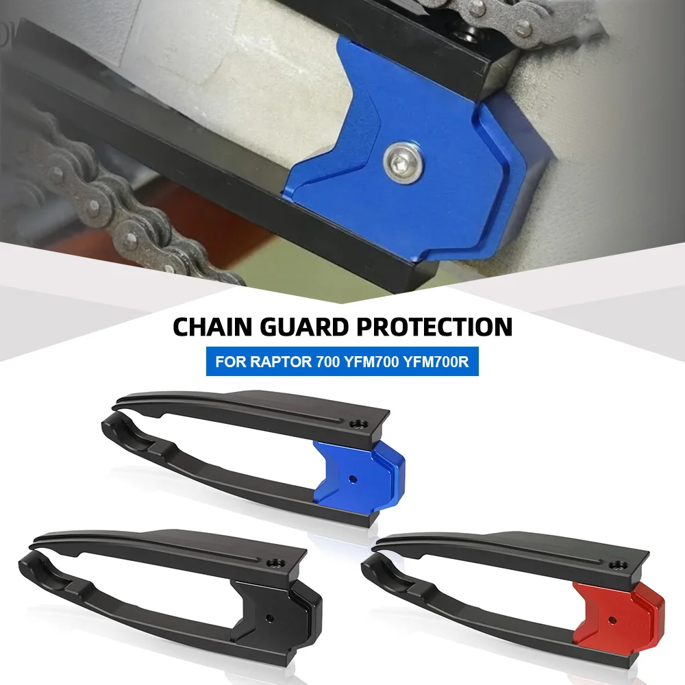 

For Yamaha Raptor 700 2009-2019 ATV Accessories Chain Guide Guard Cover Protector Raptor Chain Slider Buffer 700R YFM700 YFM700R
