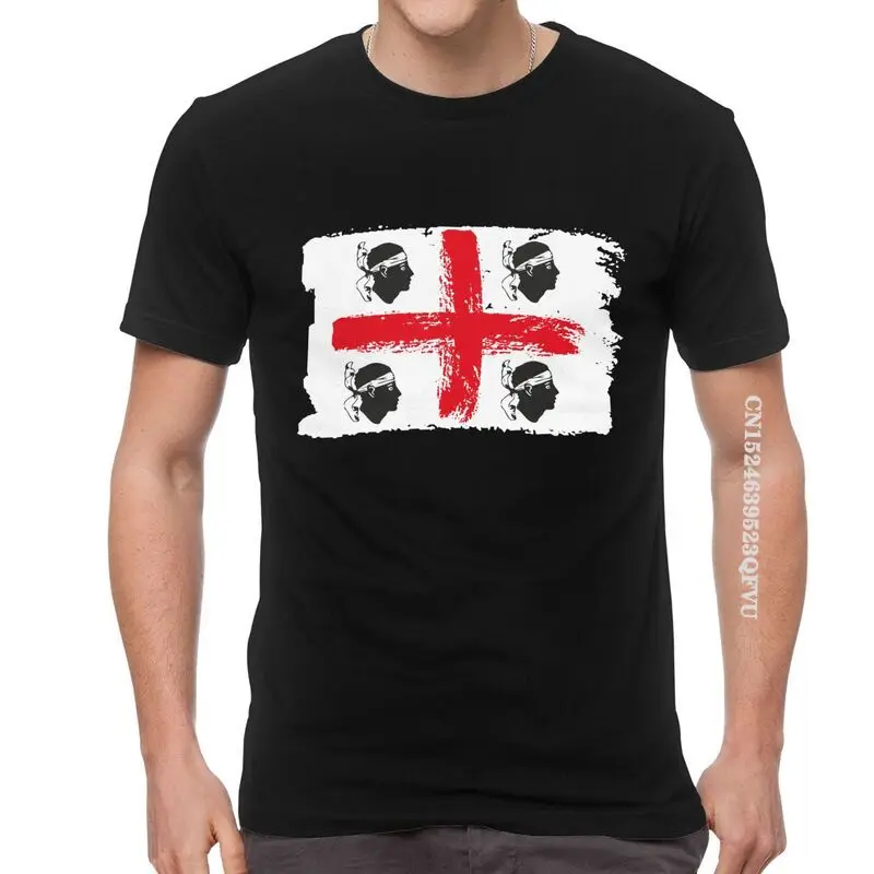 Sardinia Sardegna Flag Italy T Shirts Funny Italian Pride Tshirt Hip Hop T Shirt Men Oversized Tee Harajuku Fast Shipping