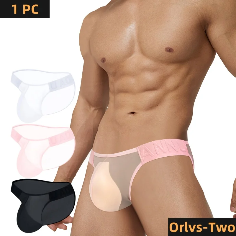 ملابس داخلية جديدة للرجال لعام 2024 سراويل داخلية قطنية بحزام مزدوج مثيرة منخفضة الخصر مريحة للمثليين سراويل تحتية على شكل حرف U محدبة AD780 #1