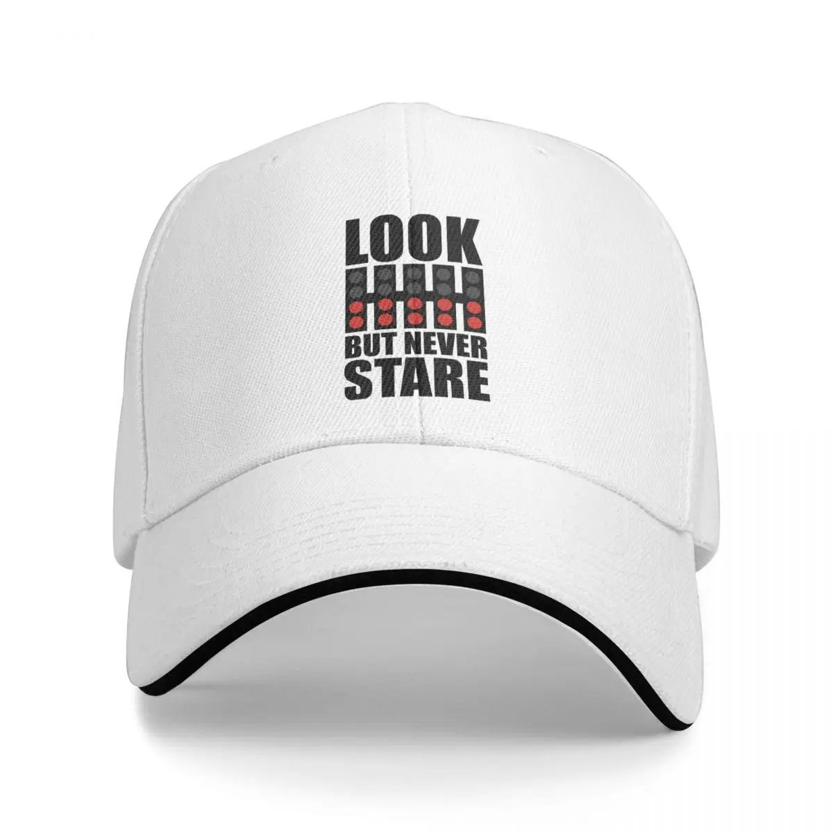 Look But Never Stare F1 Car Racing Baseball Cap Men Hats Women Visor Outdoor Snapback Caps