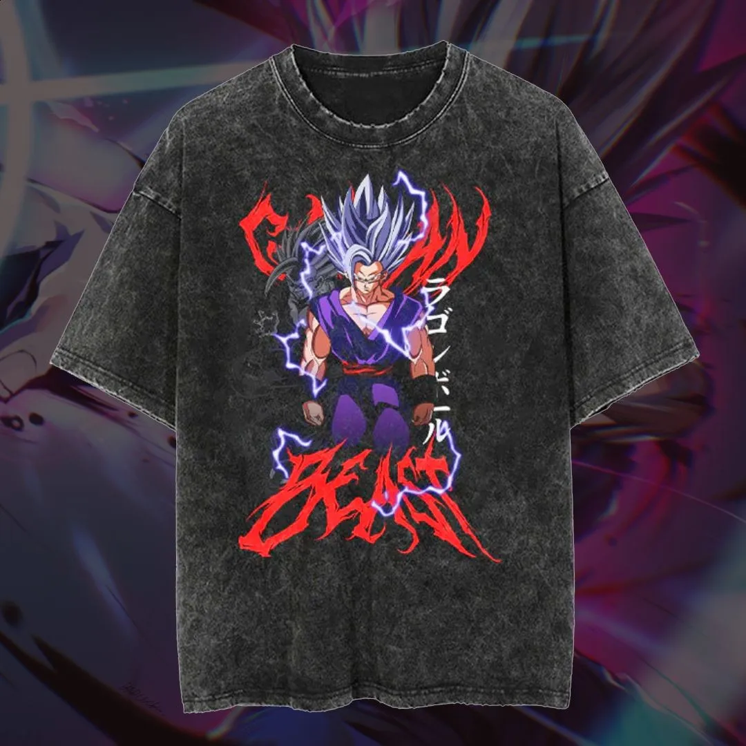 Ropa de calle Harajuku y2k, camisetas góticas de lavado pesado con gráficos de Anime, camiseta gótica de gran tamaño, ropa para mujer y hombre