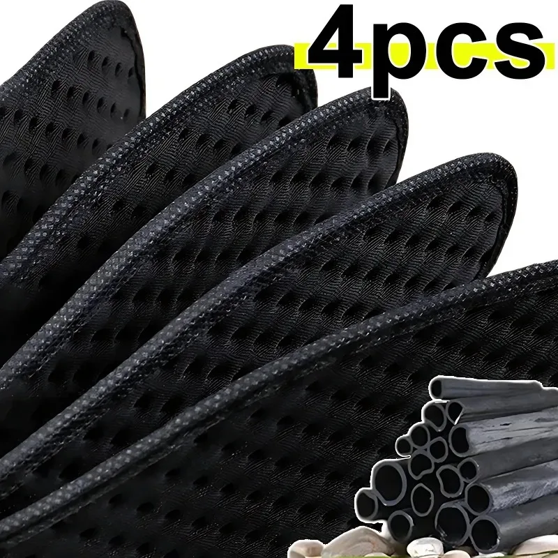 2/4Pcs Bamboo Charcoal Deodorant Insoles Mesh Breathable Absorb-Sweat Shoe Pads Men Sports Shoes Antibacterial Insert Insoles