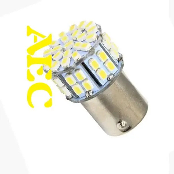 

100Pcs/Lot S25 P21/5W 1157 50 SMD 1206 3020 LED BAY15D 1156 BA15S BAU15S 3156 3157 7443 7440 White brake stop light lamp DC 12V