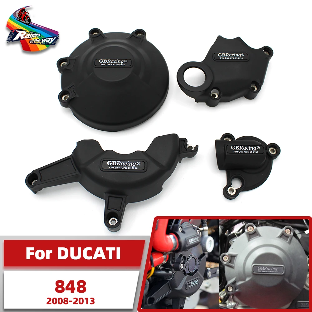 

Аксессуары для мотоциклов, защитный чехол для двигателя 848 GBRacing, чехлы для двигателя для Ducati 848 EVO 2008 2009 2010 2011 2012 2013