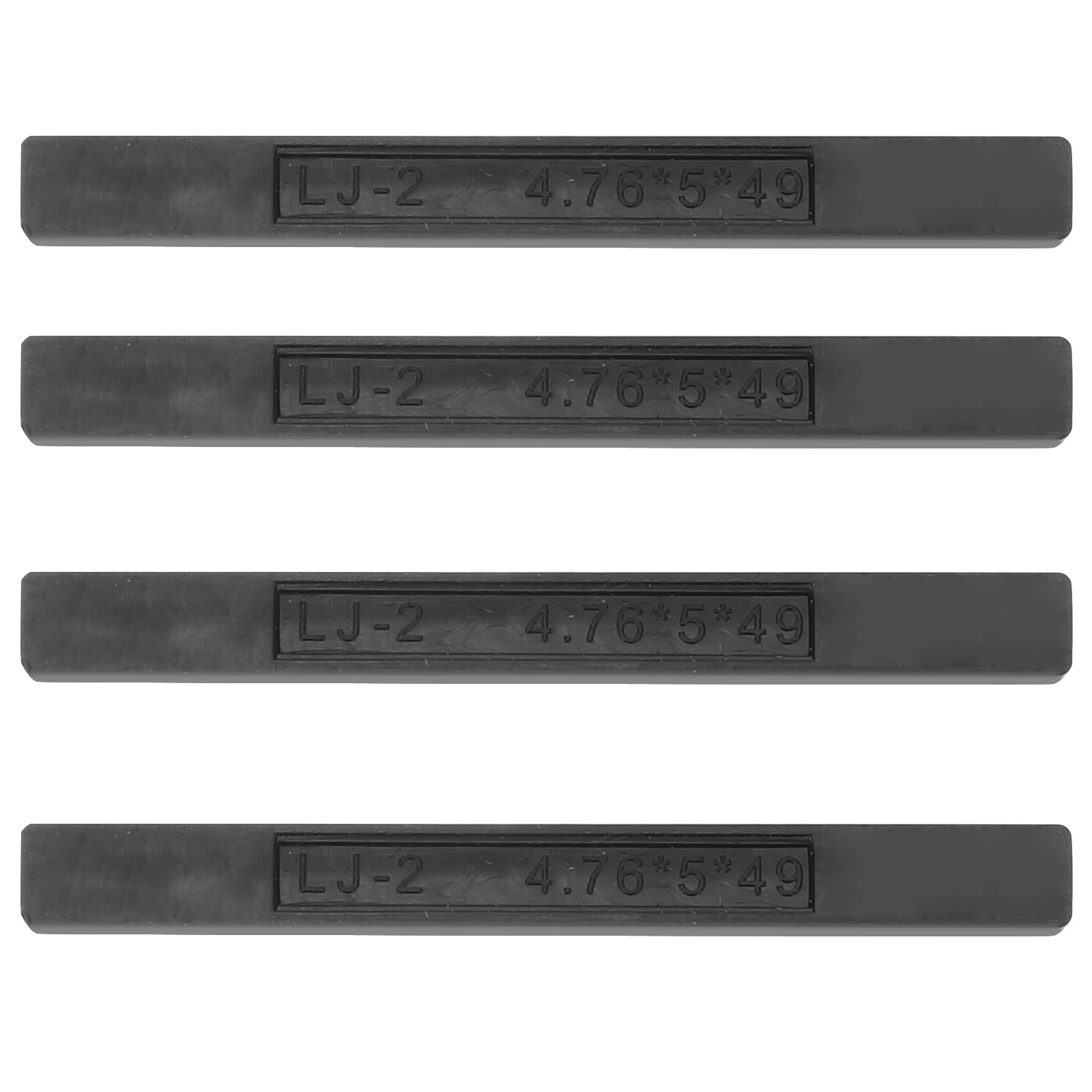 

4pcs Guitar Strip for Electric Guitar Luthier Tool Durable Plastic Mount Base Leveling Bar Replacement Parts