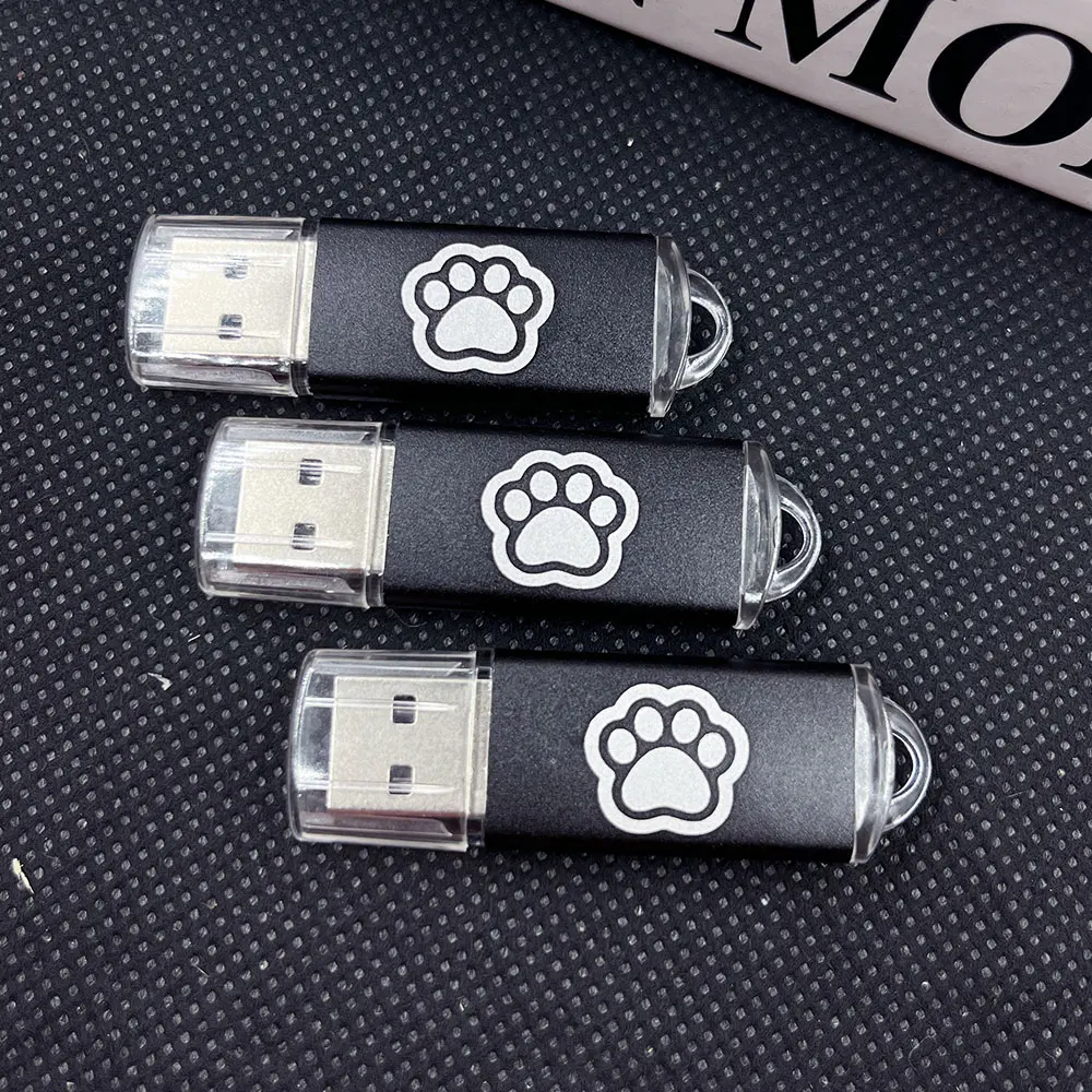 20 pçs/lote USB 2.0 Flash Drive 64GB 32GB Pen Drive Memory Stick Pendrive 4GB 8GB 16GB U Disk Thumb Flash Disk Presente Livre Laser