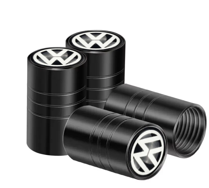 4Pcs Car Tire Valve caps Car Sticker for VW Volkswagen Passat Golf Polo Touran Accessories YHBE-V487 view 4