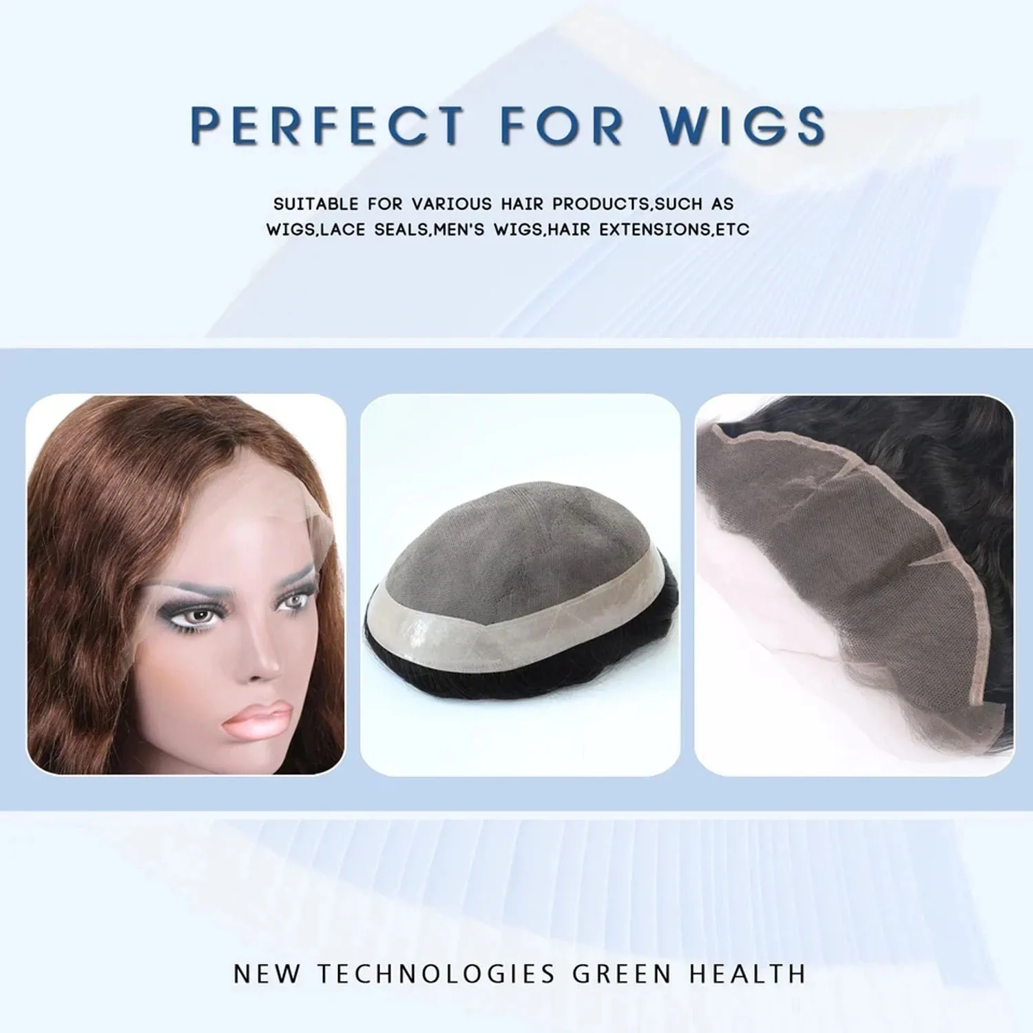 36 PC/30 PC สีขาวอัลตร้าโฮลด์วิกผมเทปสองด้านสำหรับวิกผม/ลูกไม้วิกผมเทปกาว