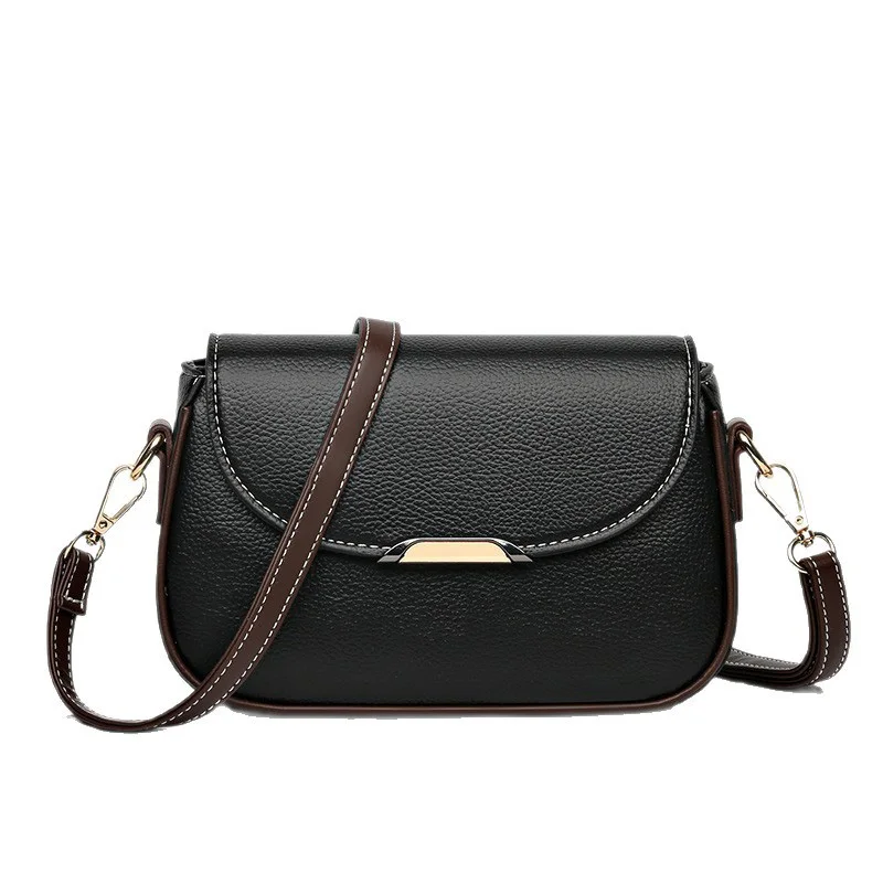 

Vintage Flap Crossbody Bags For Women Mini PU Leather Shoulder Purses and Handbags for Girls Ladies Phone Simple Solid Bags