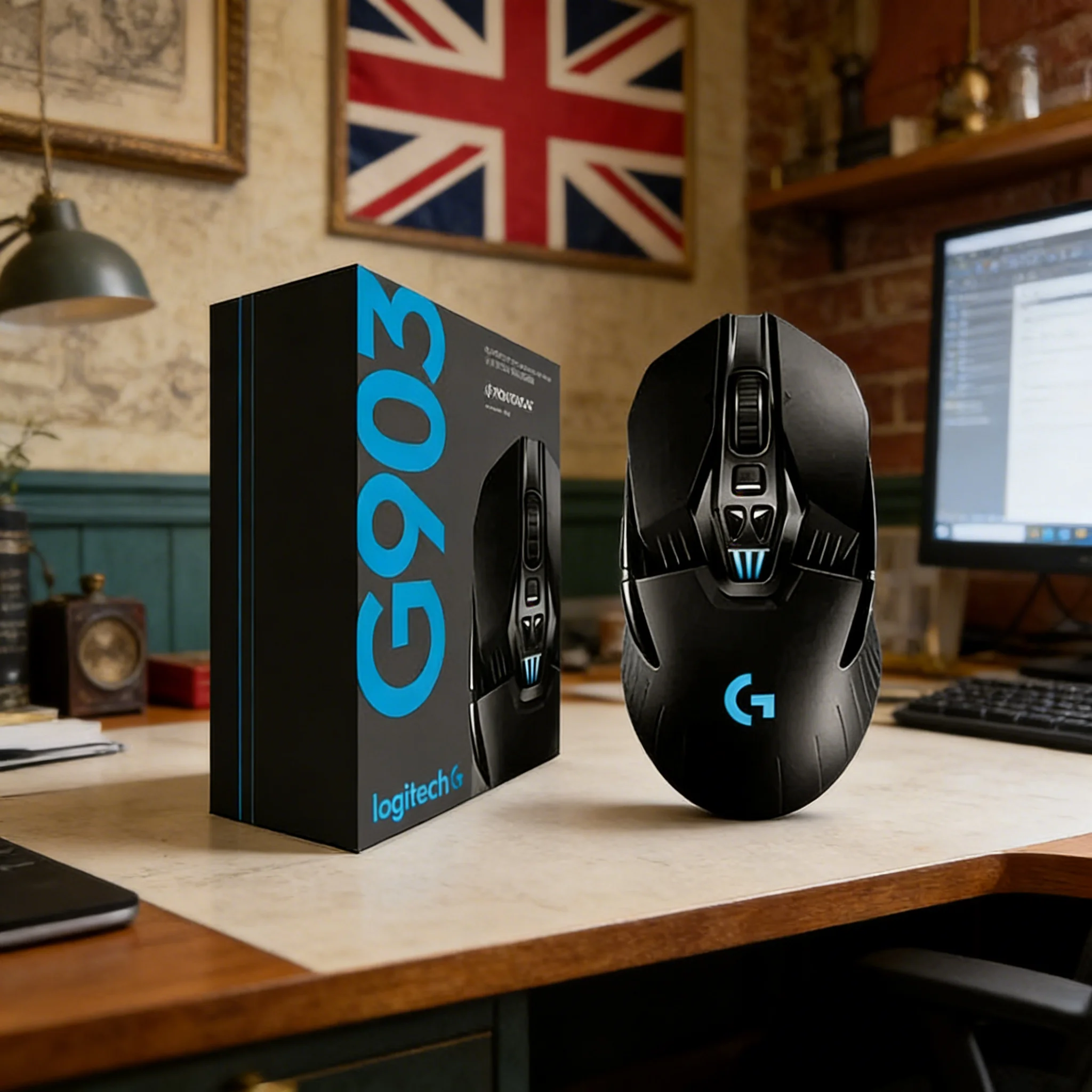 

Беспроводная игровая мышь Logitech G903 HERO LIGHTSPEED, 25600 DPI, RGB-подсветка с возможностью настройки, 180 часов автономной работы, PowerPlay