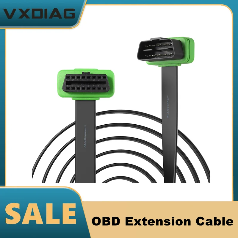 OBD Extension Cable 16Pin Male To Female suits for VXDIAG VCX SE, LAUNCH X431V, AUTEL AP200