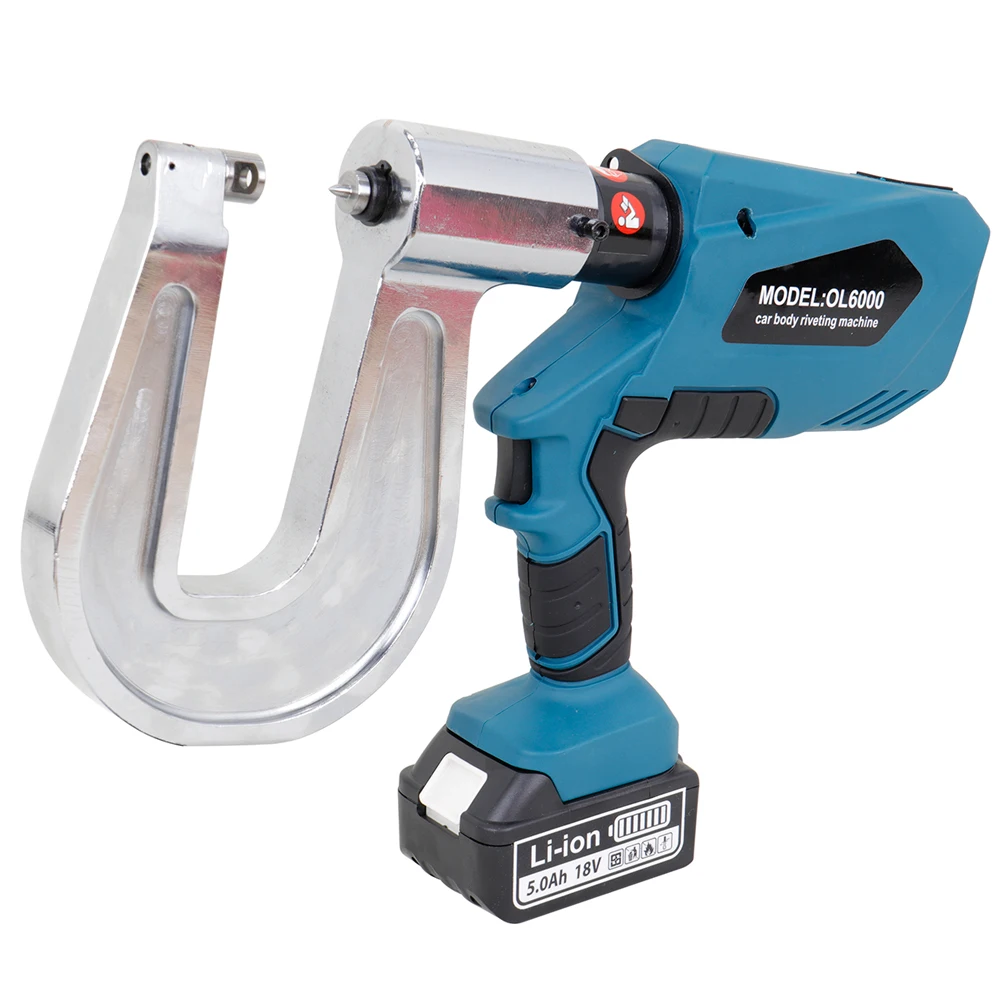 Electric Hydraulic Self Piercing Rivet Gun 150 MM Depth for Car Collision Repair Aluminum Body Repair Equipment Riveting Machine