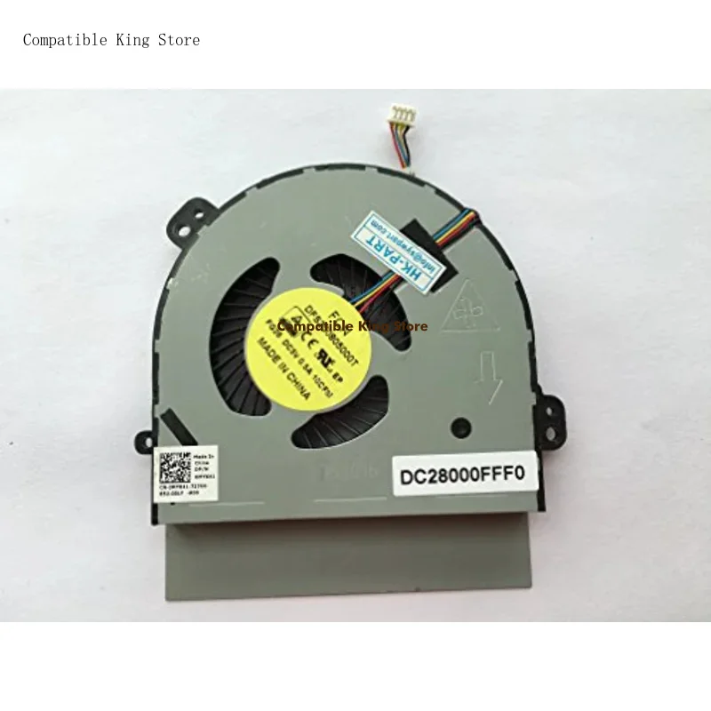 D Replacement Fan for Alienware 15 R2 P42F 17 R2 17 R3 P43F Series Cooling Fan Right Side DP/N 0MYX41 DC28000FFF0 4-Wire 4-pin